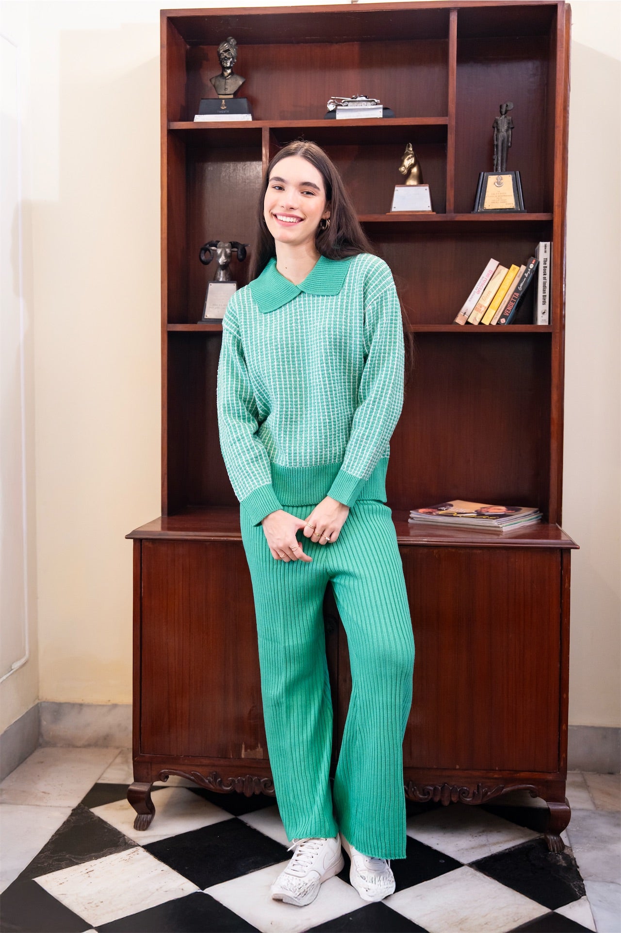 Chic Women’s Lounge Co-ord Set – Trendy & Comfy Knitwear Outfit