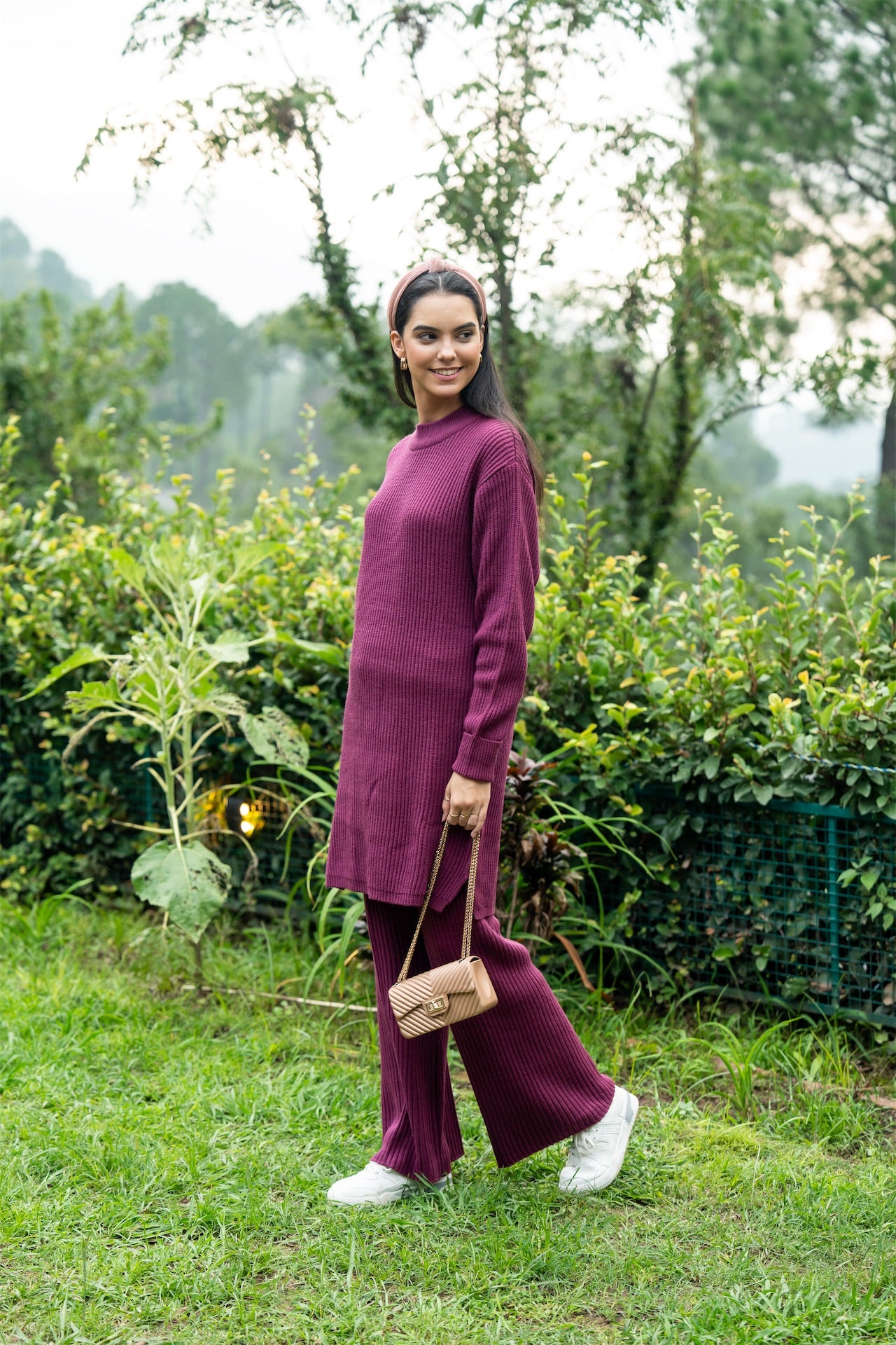 Elegant Lounge Knit Co-ord Set – Women’s Chic Knitwear Two-Piece